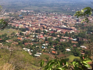 Tororo town view from Tororo Rock